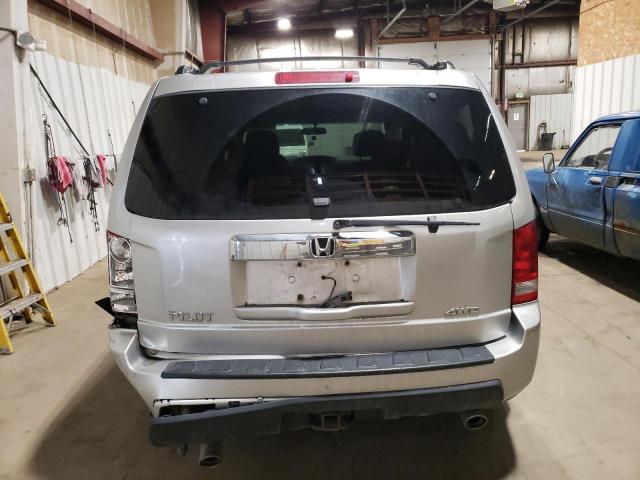 5FNYF4H44AB034347 - 2010 HONDA PILOT EX SILVER photo 6