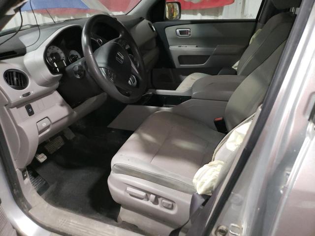 5FNYF4H44AB034347 - 2010 HONDA PILOT EX SILVER photo 7