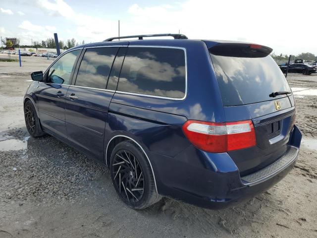 5FNRL38485B018052 - 2005 HONDA ODYSSEY EX BLUE photo 2