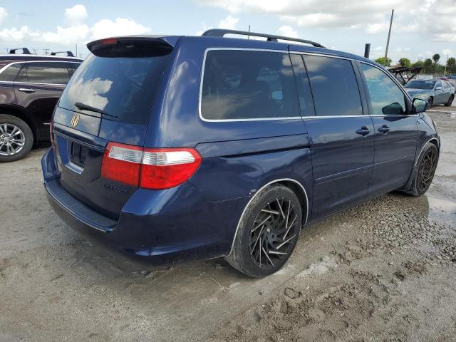 5FNRL38485B018052 - 2005 HONDA ODYSSEY EX BLUE photo 3
