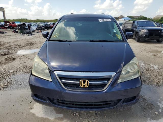 5FNRL38485B018052 - 2005 HONDA ODYSSEY EX BLUE photo 5