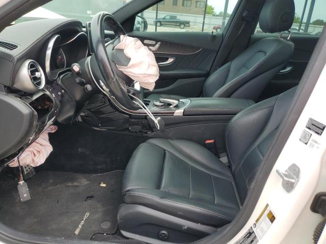 55SWF4KB9FU015524 - 2015 MERCEDES-BENZ C 300 4MATIC WHITE photo 7