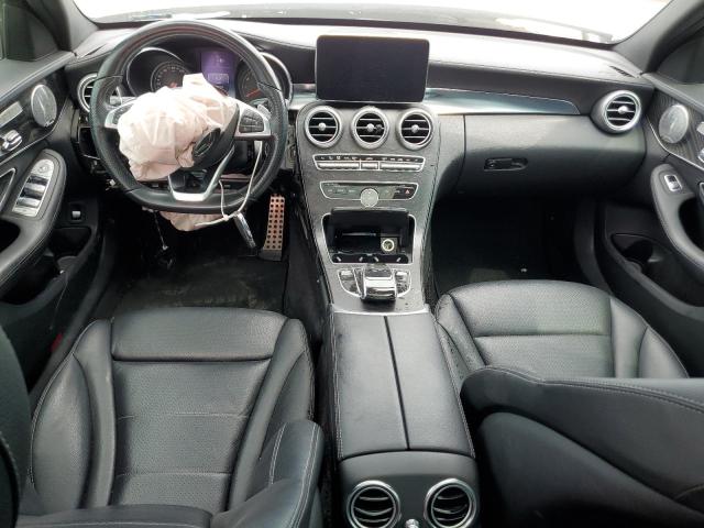 55SWF4KB9FU015524 - 2015 MERCEDES-BENZ C 300 4MATIC WHITE photo 8