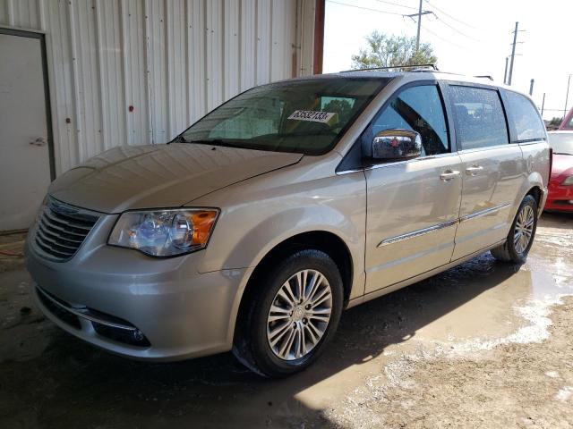 2C4RC1CG3ER165938 - 2014 CHRYSLER TOWN & COU TOURING L BEIGE photo 1