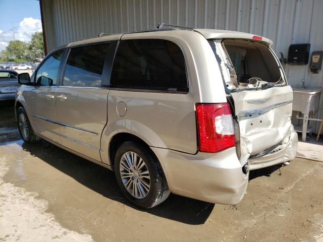 2C4RC1CG3ER165938 - 2014 CHRYSLER TOWN & COU TOURING L BEIGE photo 2