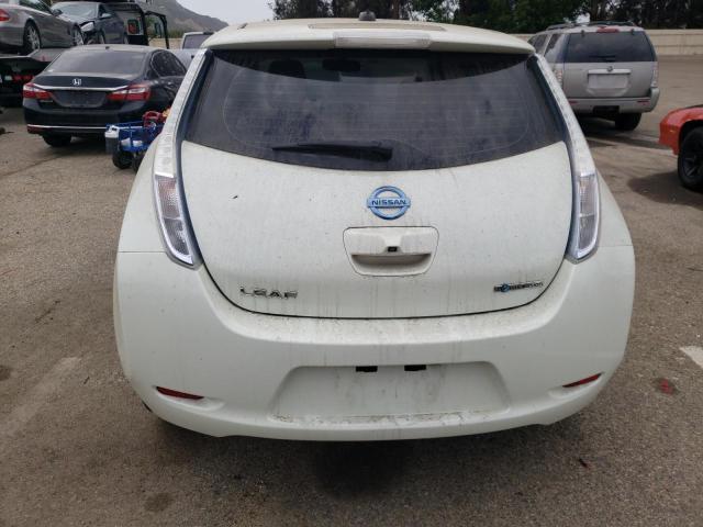 JN1AZ0CP0BT004881 - 2011 NISSAN LEAF SV WHITE photo 6