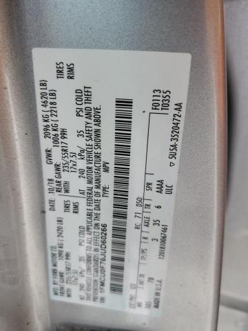 1FMCU0F70JUD60266 - 2018 FORD ESCAPE S Argent photo 13