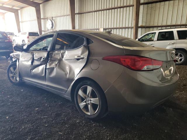 5NPDH4AE4DH437956 - 2013 HYUNDAI ELANTRA GLS GRAY photo 2