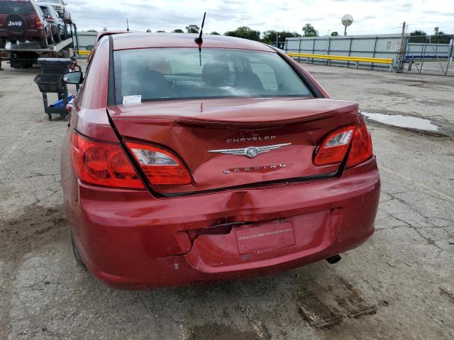 1C3CC4FB2AN141374 - 2010 CHRYSLER SEBRING TOURING RED photo 6