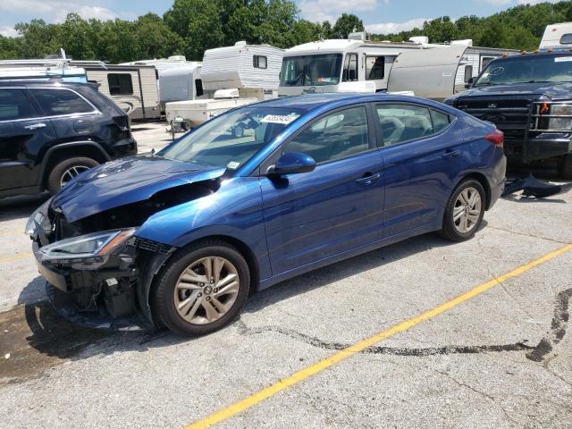 5NPD84LF9KH407659 - 2019 HYUNDAI ELANTRA SEL BLUE photo 1