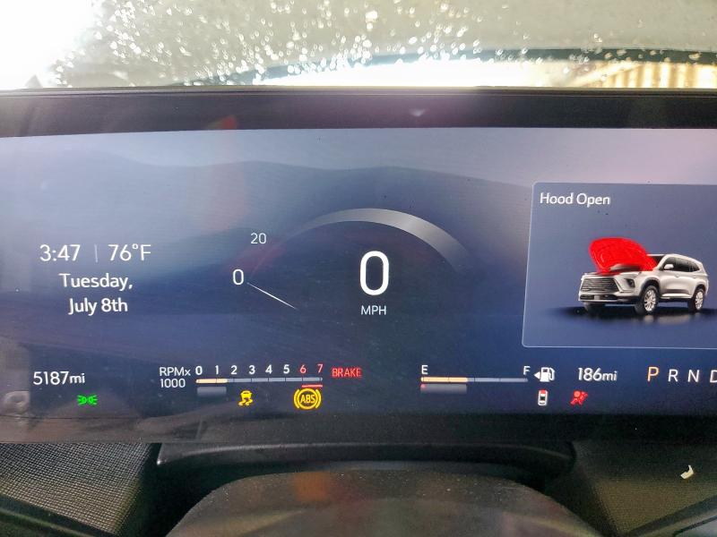 5GAERBRSXSJ120480 - 2025 BUICK ENCLAVE SPORT TOURING GRAY photo 9