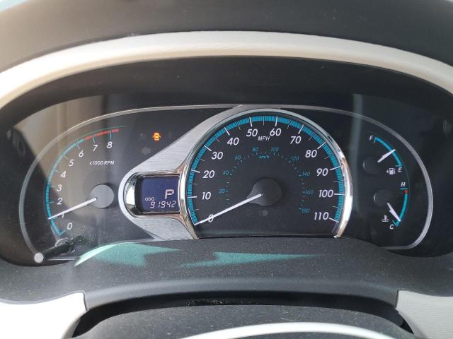 5TDYK3DCXCS238944 - 2012 TOYOTA SIENNA XLE Gümüş fotoğraf 9