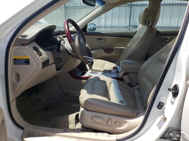 KMHFC46F16A127827 - 2006 HYUNDAI AZERA SE WHITE photo 7