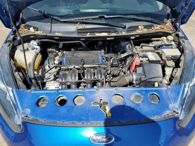 3FADP4BJ6KM104637 - 2019 FORD FIESTA SE BLUE photo 11