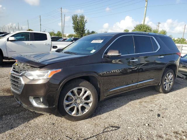 1GNERKKW9JJ129463 - 2018 CHEVROLET TRAVERSE PREMIER BROWN photo 1