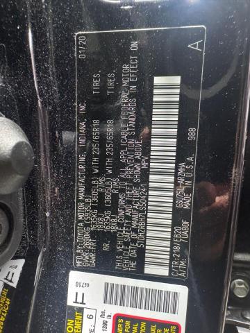 5TDHZRBH7LS504241 - 2020 TOYOTA HIGHLANDER XLE BLACK photo 10