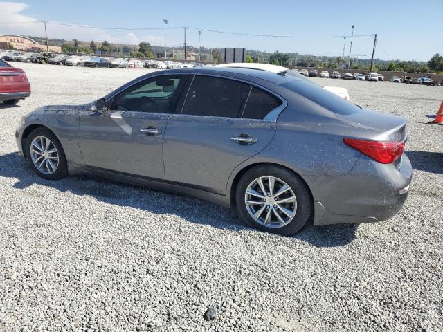 JN1BV7AP7EM672378 - 2014 INFINITI Q50 BASE GRAY photo 2