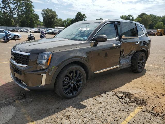 5XYP54HC9NG195054 - 2022 KIA TELLURIDE SX BROWN photo 1