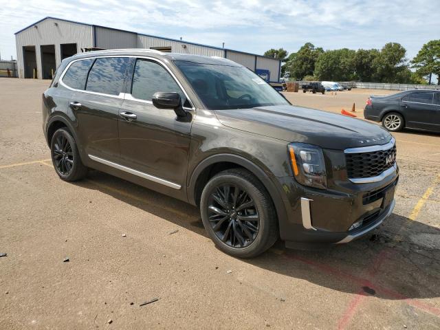 5XYP54HC9NG195054 - 2022 KIA TELLURIDE SX BROWN photo 4