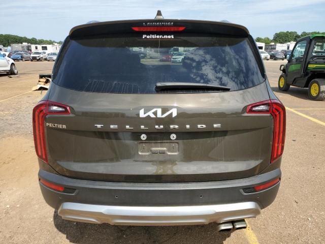 5XYP54HC9NG195054 - 2022 KIA TELLURIDE SX BROWN photo 6