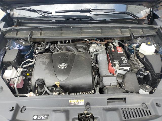 5TDGZRAH9MS522139 - 2021 TOYOTA HIGHLANDER XLE BLUE photo 12