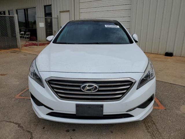 5NPE34AF4FH065646 - 2015 HYUNDAI SONATA SPORT WHITE photo 5