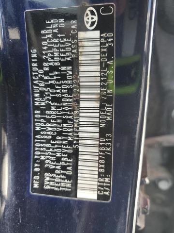 5YFEPMAE8MP152722 - 2021 TOYOTA COROLLA LE ლურჯი ფოტო 13