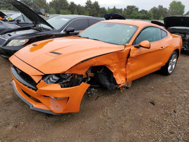 1FA6P8TH8M5156193 - 2021 FORD MUSTANG ORANGE photo 1