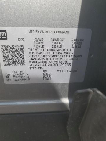 KL47LAE2XRB129235 - 2024 BUICK ENVISTA PREFERRED 灰色 照片 13