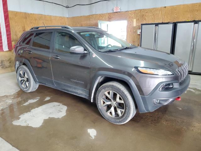 1C4PJMBS0EW147330 - 2014 JEEP CHEROKEE TRAILHAWK GRAY photo 4