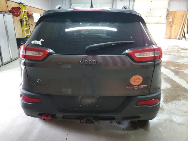 1C4PJMBS0EW147330 - 2014 JEEP CHEROKEE TRAILHAWK GRAY photo 6