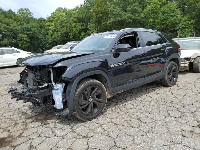 1V2YE2CA2LC217829 - 2020 VOLKSWAGEN ATLAS CROS SE BLACK photo 1