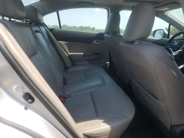 19XFB2F9XDE051587 - 2013 HONDA CIVIC EXL Արծաթագույն լուսանկար 10