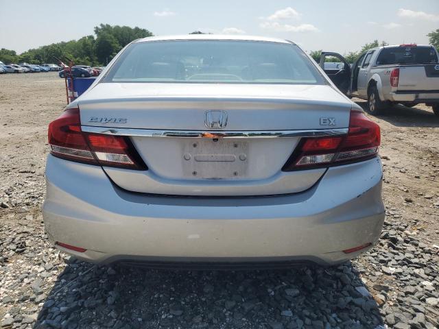 19XFB2F9XDE051587 - 2013 HONDA CIVIC EXL Արծաթագույն լուսանկար 6