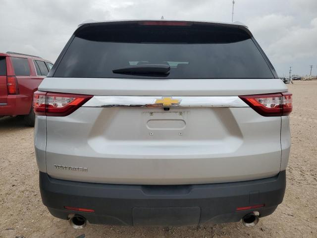 1GNERFKW0MJ271177 - 2021 CHEVROLET TRAVERSE LS SILVER photo 6