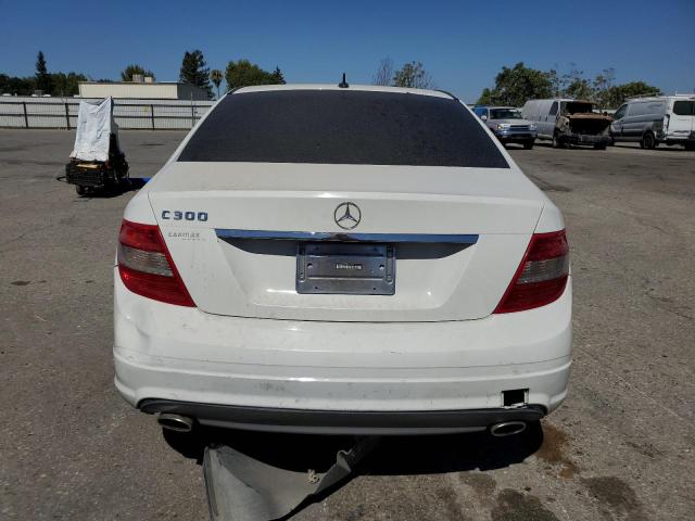 WDDGF54X79R049115 - 2009 MERCEDES-BENZ C 300 WHITE photo 6