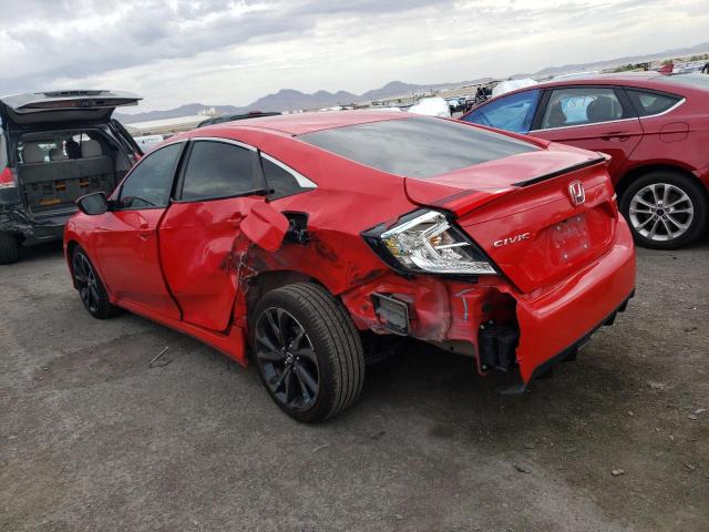 2HGFC2F88LH551417 - 2020 HONDA CIVIC SPORT 红色 照片 2