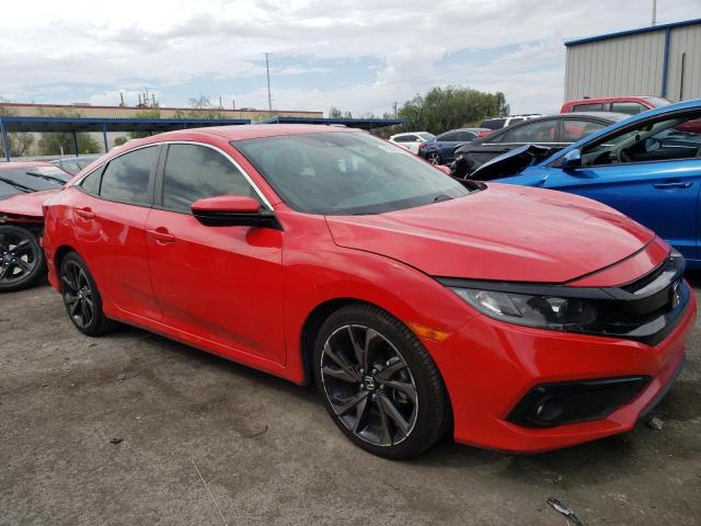 2HGFC2F88LH551417 - 2020 HONDA CIVIC SPORT 红色 照片 4
