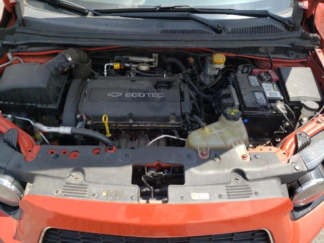 1G1JA5SH8C4160134 - 2012 CHEVROLET SONIC LS 红色 照片 11