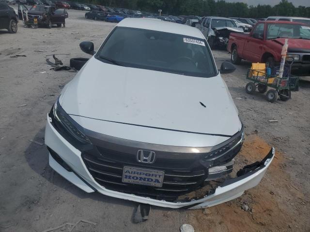 1HGCV1F39NA115527 - 2022 HONDA ACCORD SPORT WHITE photo 5