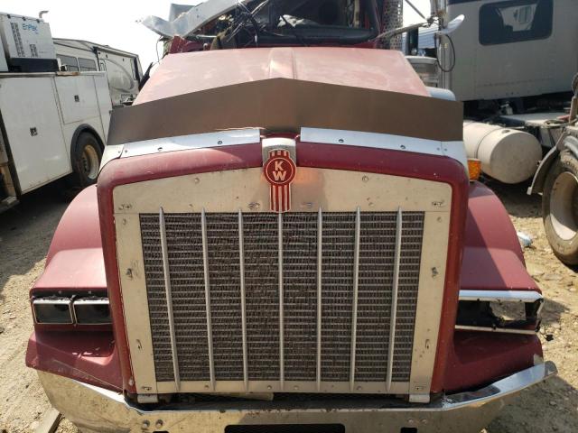 1XKDPB0X51R872830 - 2001 KENWORTH CABOVER T800 BURGUNDY photo 7