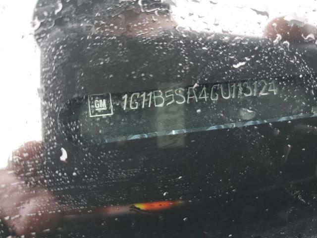 1G11B5SA4GU113124 - 2016 CHEVROLET MALIBU LIM LS GRAY photo 12