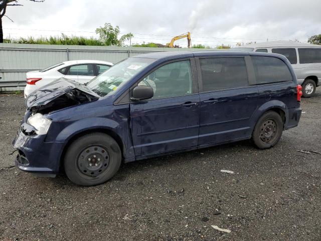 2C4RDGBG3FR750375 - 2015 DODGE GRAND CARA SE BLUE photo 1