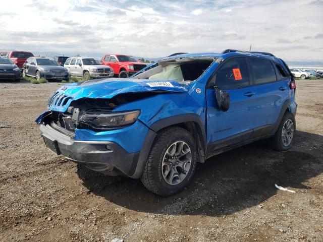 1C4PJMBX1ND551096 - 2022 JEEP CHEROKEE TRAILHAWK BLUE photo 1
