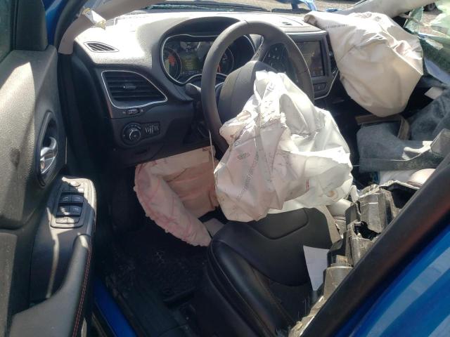 1C4PJMBX1ND551096 - 2022 JEEP CHEROKEE TRAILHAWK BLUE photo 8