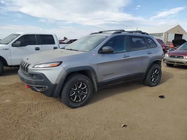 1C4PJMBX0JD547518 - 2018 JEEP CHEROKEE TRAILHAWK SILVER photo 1
