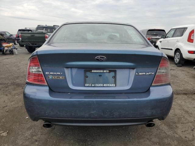 4S3BL626757228032 - 2005 SUBARU LEGACY 2.5I LIMITED BLUE photo 6