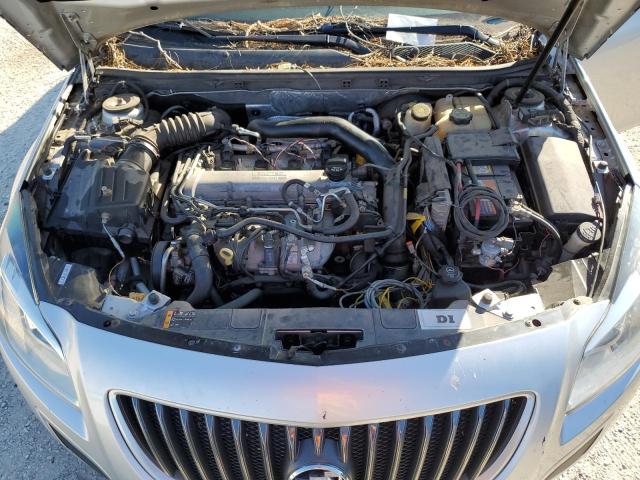 2G4GV5GV7D9213338 - 2013 BUICK REGAL GS Күміс фото 11