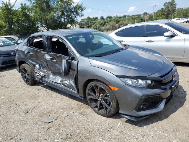 SHHFK7H44JU409169 - 2018 HONDA CIVIC SPORT GRAY photo 4