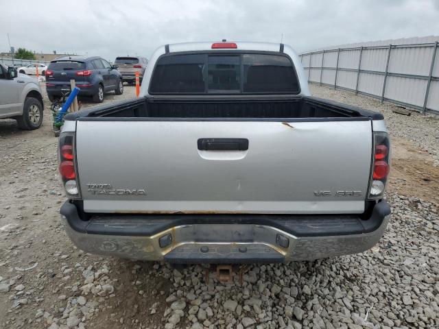 5TELU42N27Z379112 - 2007 TOYOTA TACOMA DOUBLE CAB SILVER photo 6